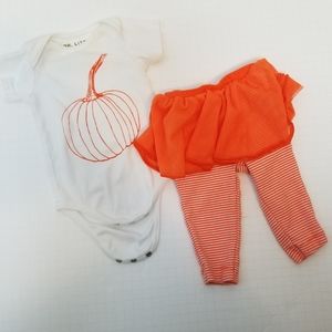 Pumpkin Outfit, 6M